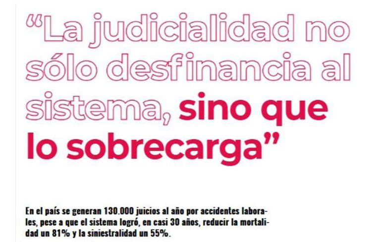 “La judicialidad no solo desfinancia al sistema, sino que lo sobrecarga”