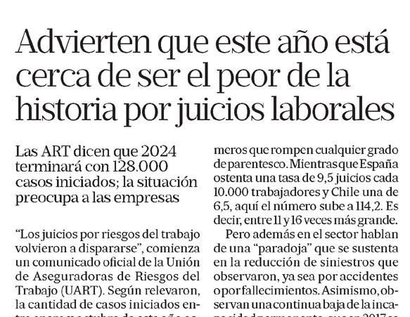 Advierten que este año está cerca de ser el peor de la historia por juicios laborales